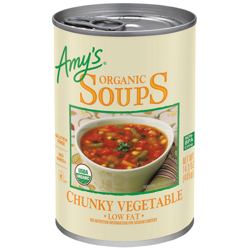 Amy's Organic Chunky Vegetable Low Fat Soup, 14.3 oz