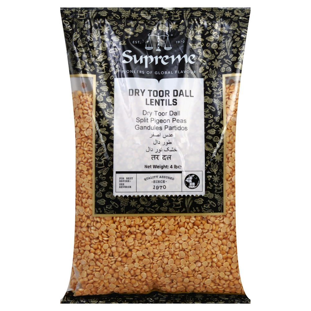 Supreme Dry Toor Dall Lentils, 4 lb