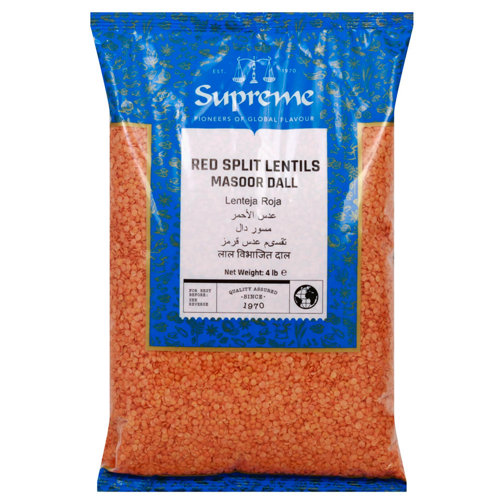 Supreme Masoor Dal Red Lentils, 4 lb