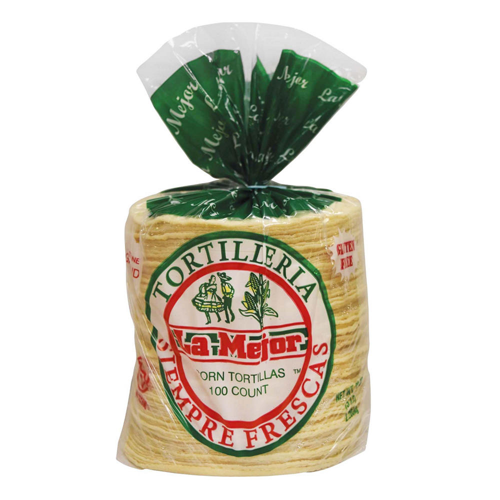La Mejor White Corn Tortillas, 100 ct