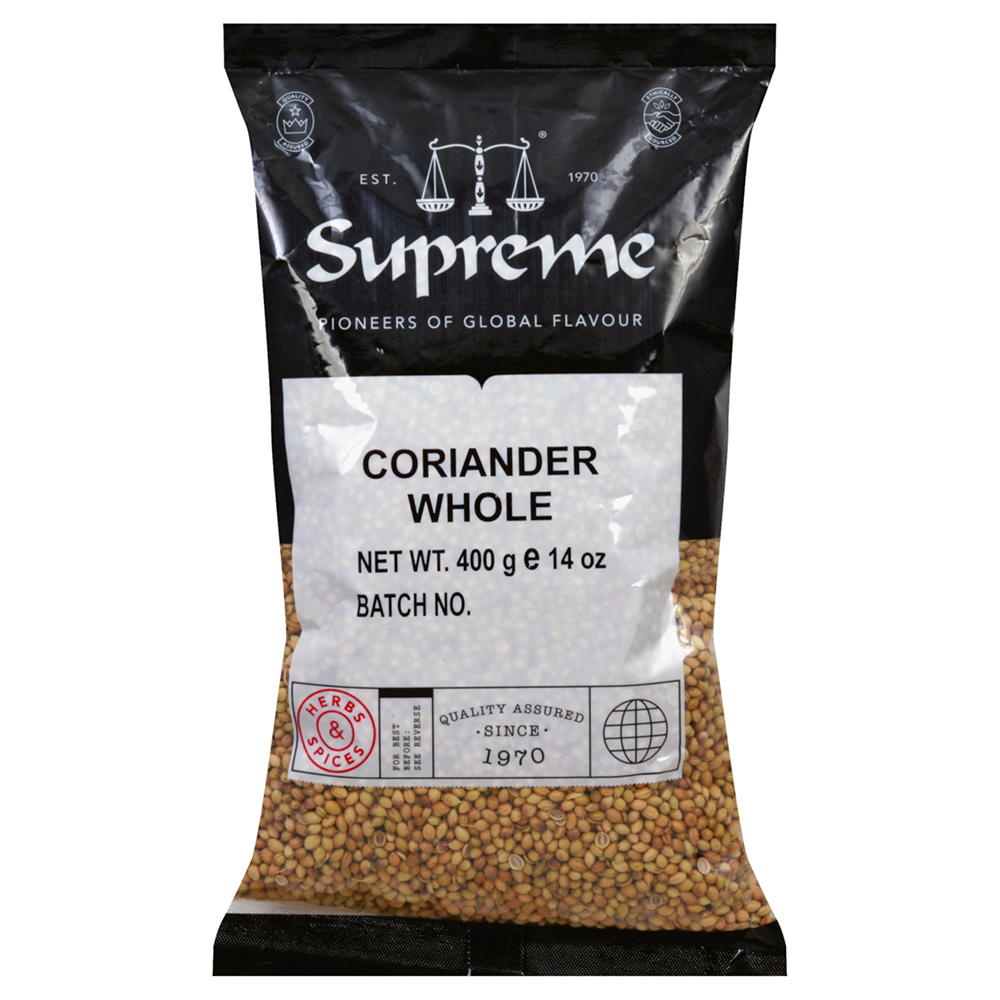 Supreme Whole Coriander Seeds, 14 oz
