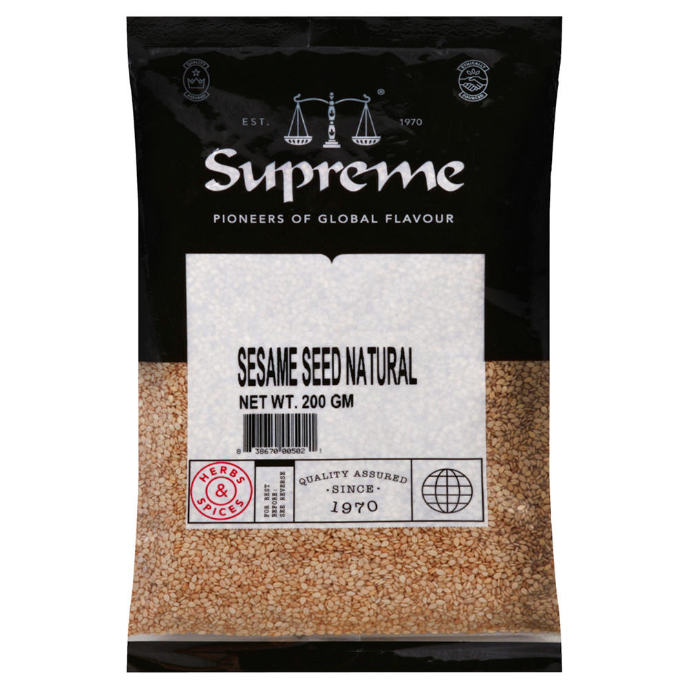 Supreme Natural Sesame Seeds, 7 oz