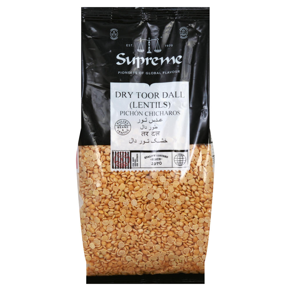 Supreme Dry Toor Dall Lentils, 2 lb