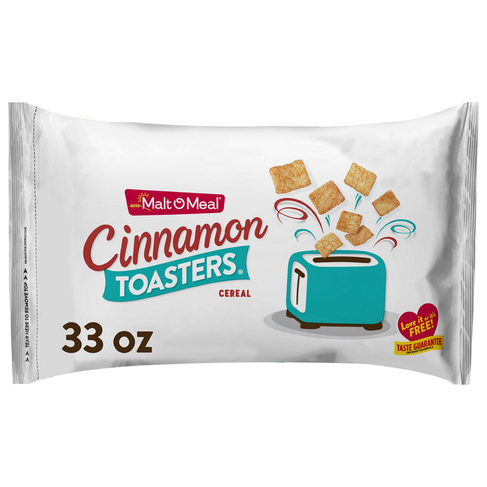 Malt-O-Meal Cinnamon Toasters Cereal Bag, 33 oz