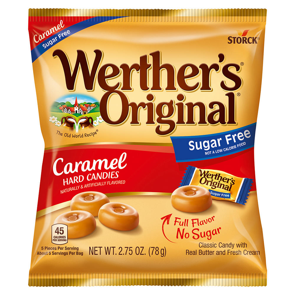 Werther's Original Sugar Free Caramel Hard Candies, 2.75 oz
