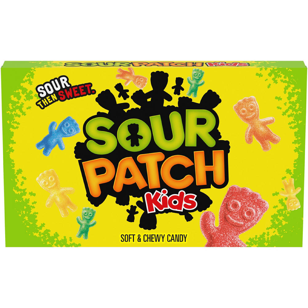 Sour Patch Kids Soft & Chewy Candy Theater Box, 3.5 oz