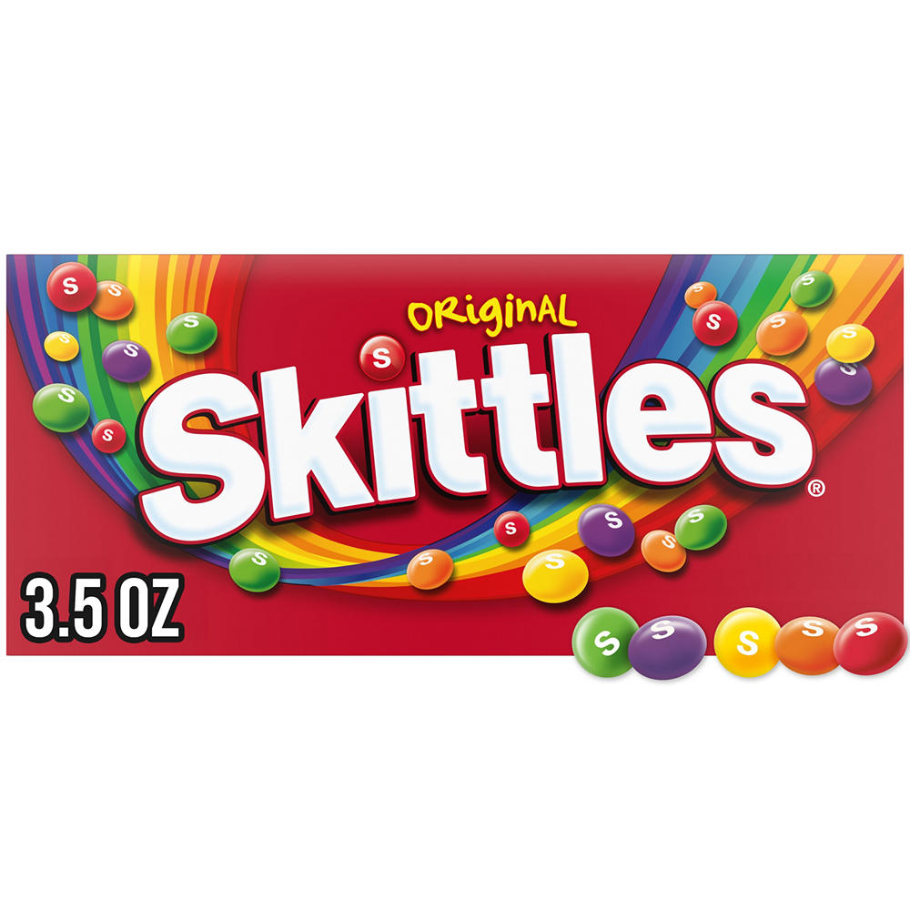 Skittles Original Chewy Candy Theater Box, 3.5 oz