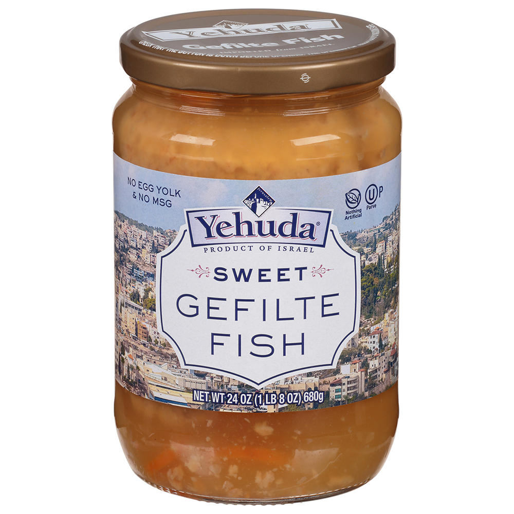 Yehuda Kosher Sweet Gefilte Fish, 24 oz