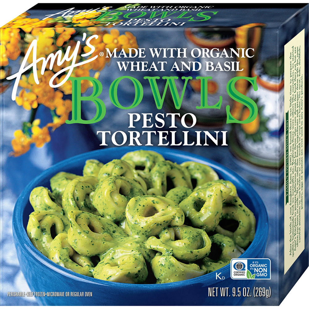 Amy's 20g Protein Pesto Tortellini Bowl, 9.5 oz