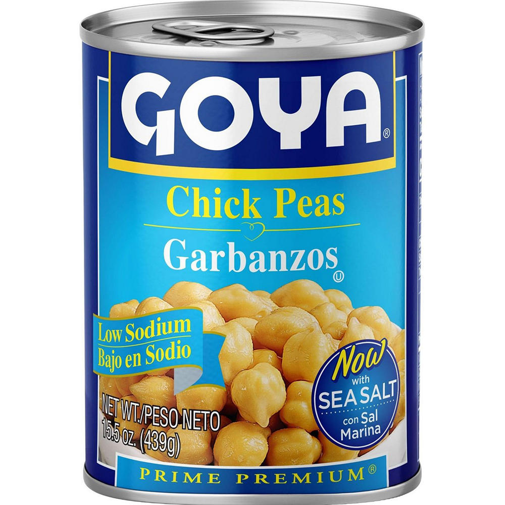 Goya Chick Peas Low Sodium, 15.5 oz