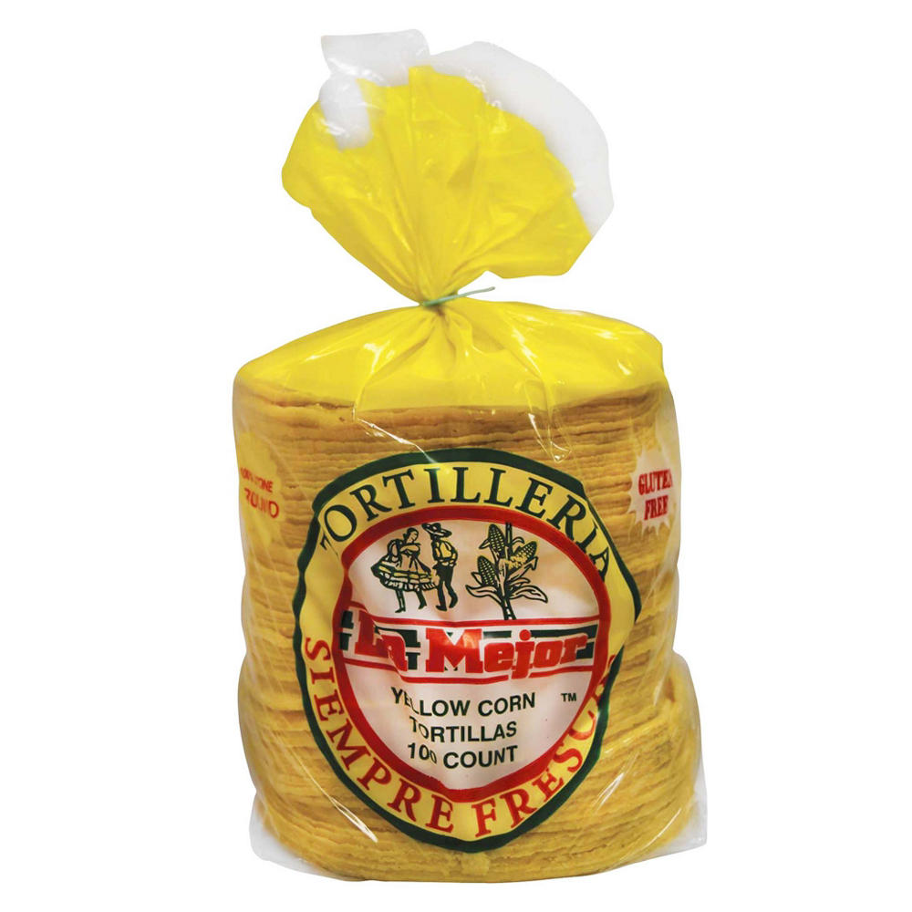 La Mejor Yellow Corn Tortillas, 100 ct