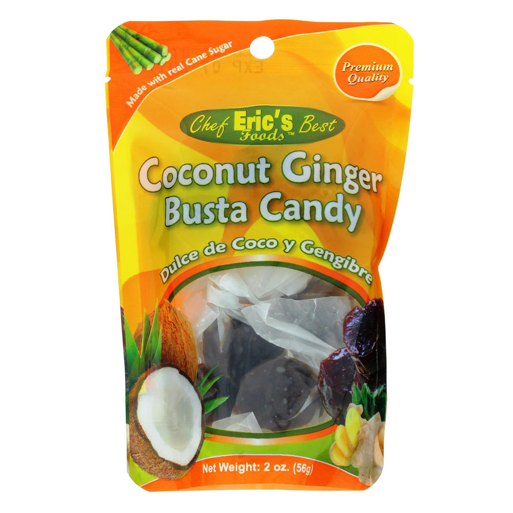 Chef Eric's Coconut Ginger Busta Candy, 2.5 oz