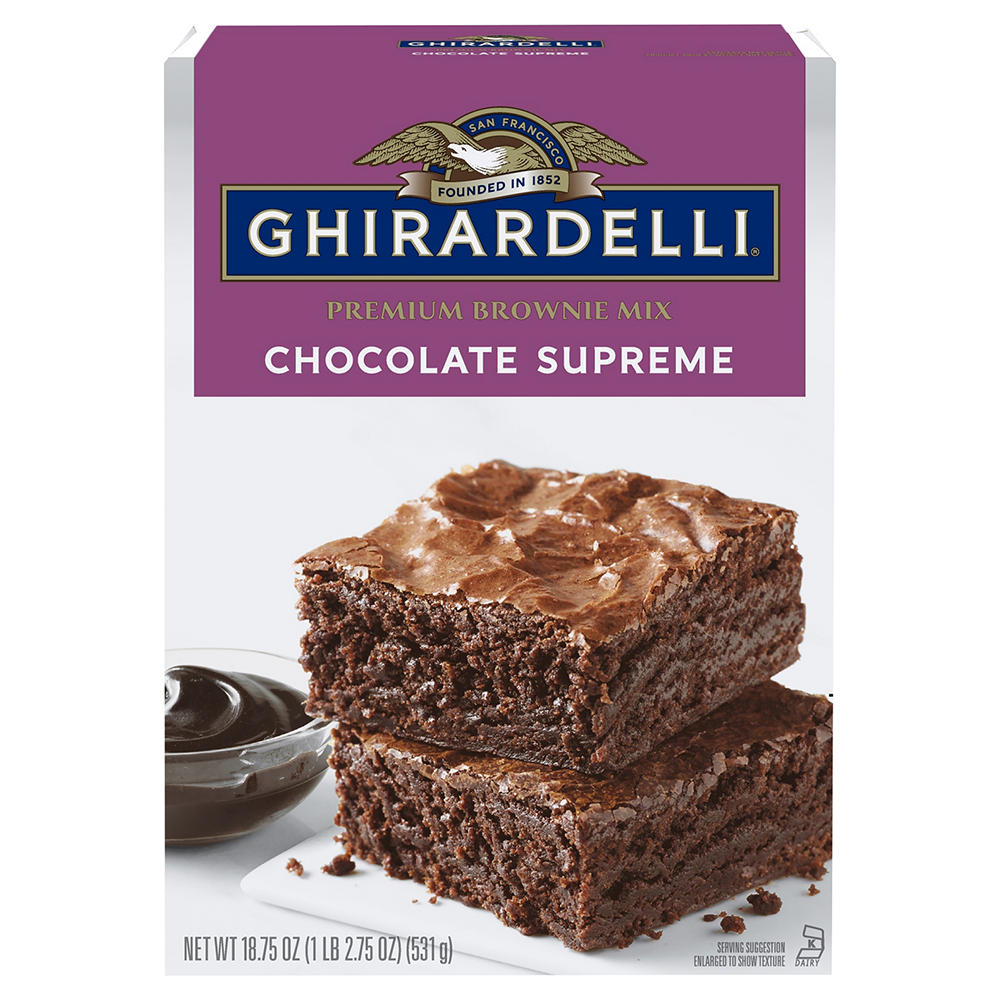 Ghirardelli Chocolate Supreme Brownie Mix, 18.75 oz
