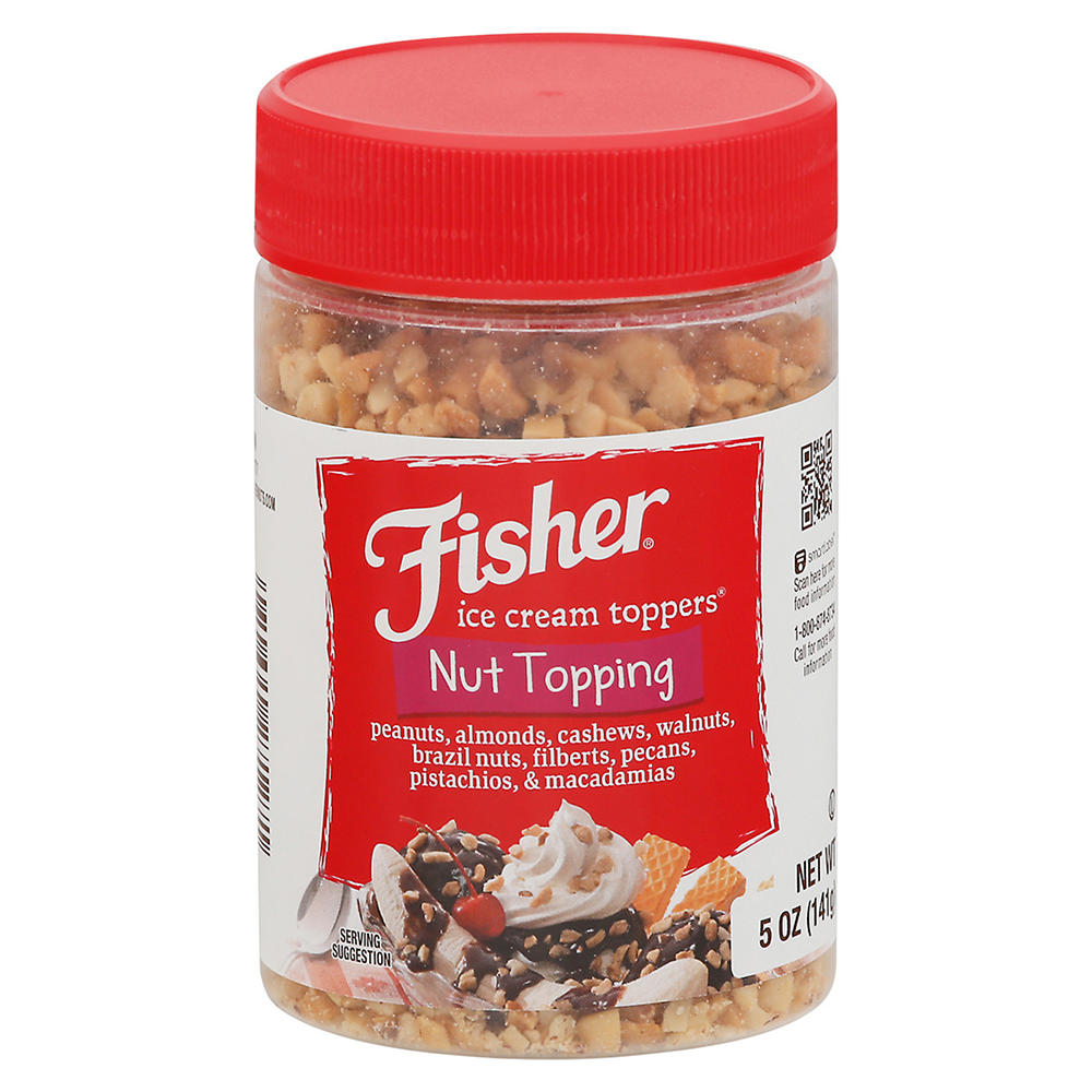 Fisher Mixed Nut Variety Nut Topping, 5 oz