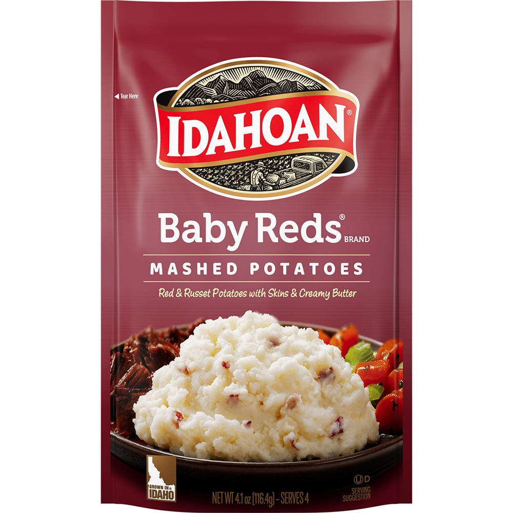 Idahoan Baby Reds Mashed Potatoes, 4.1 oz