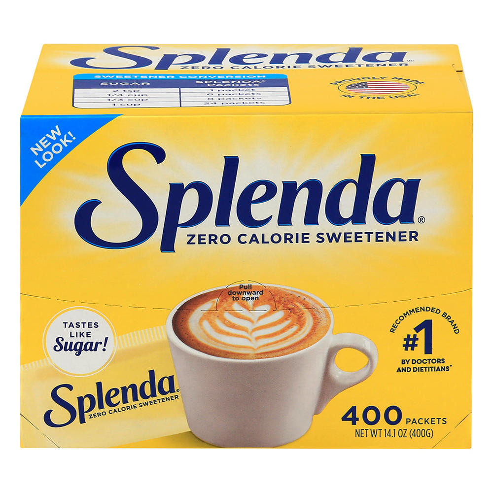 Splenda Zero Calorie Sweetener Packets, 400 ct