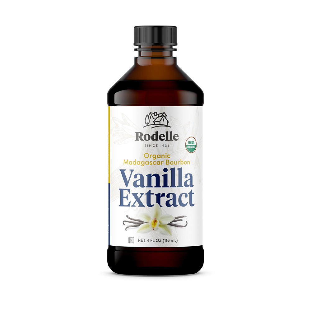 Rodelle Organic Pure Vanilla Extract, 4 oz