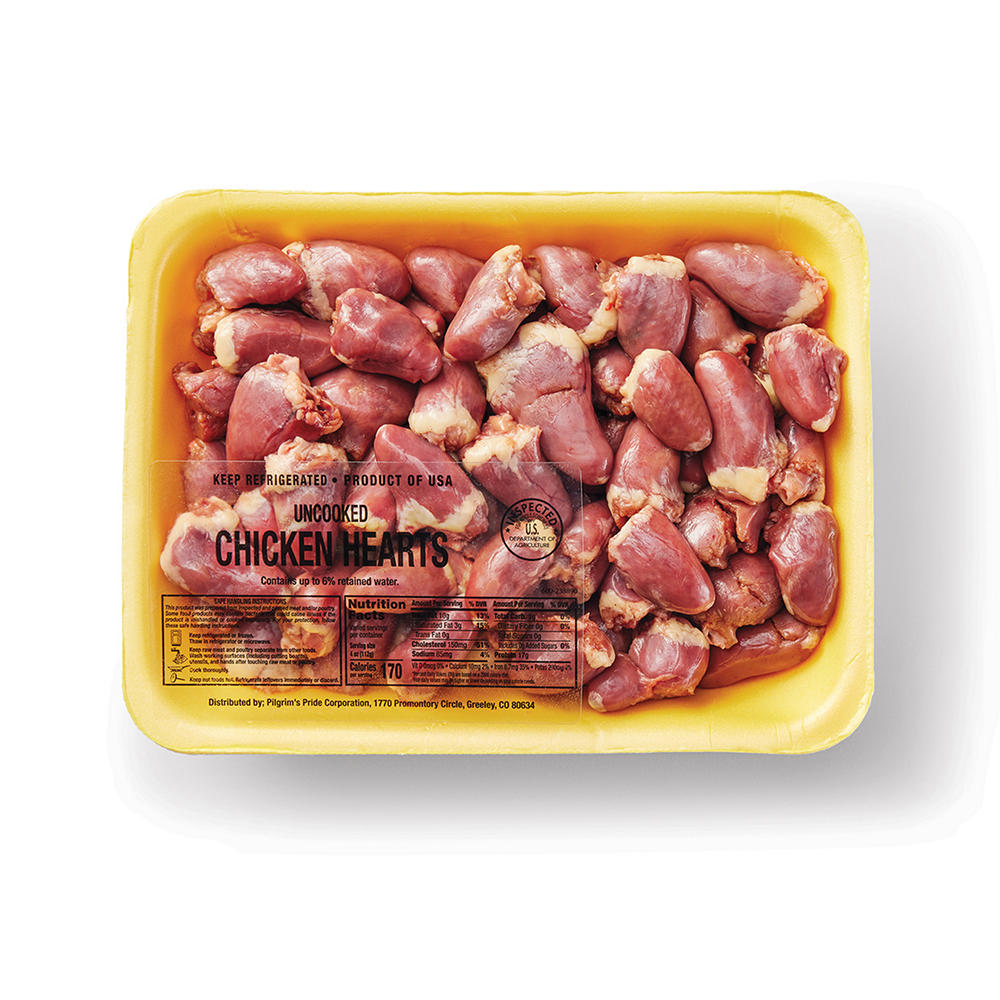 Fresh Chicken Hearts, Avg. 1.33 lbs