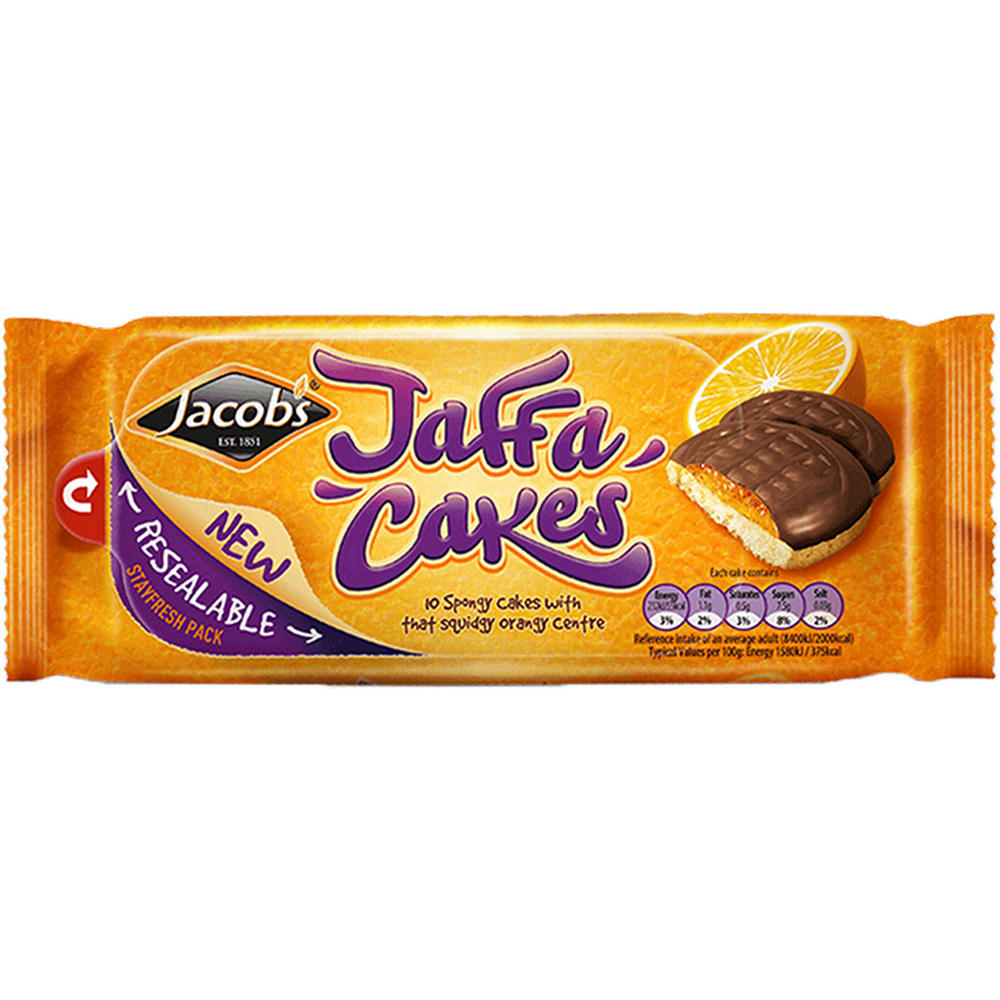 Jacob's Orange Jaffa Cakes, 10 ct
