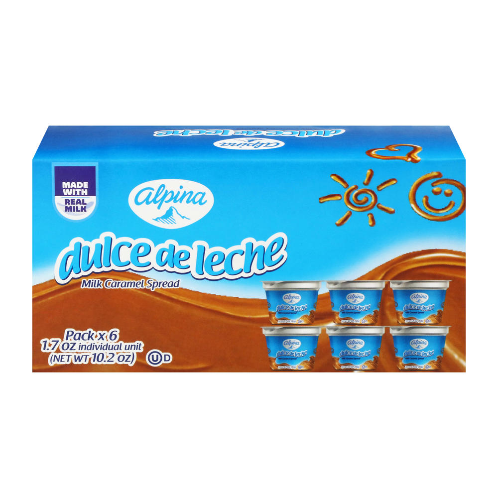 Alpina Caramel Spread 1.7 oz, 6 ct