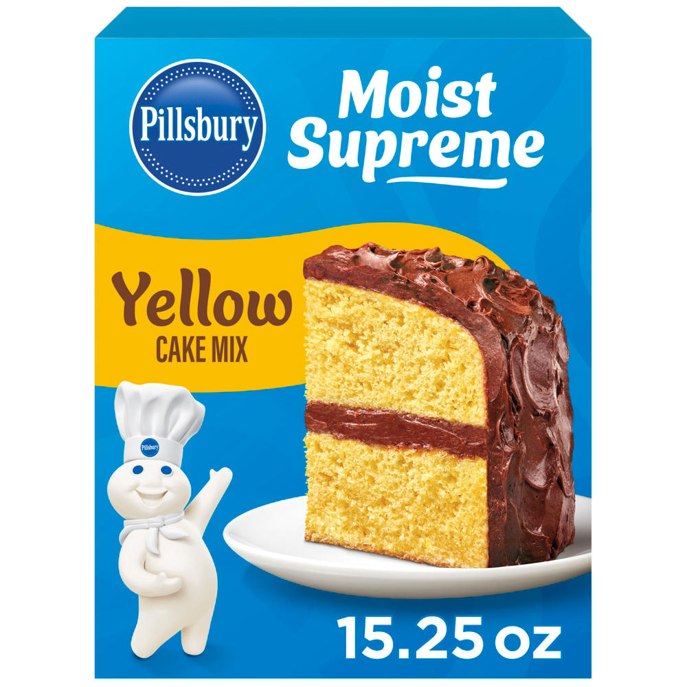Pillsbury Moist Supreme Yellow Cake Mix, 15.3 oz