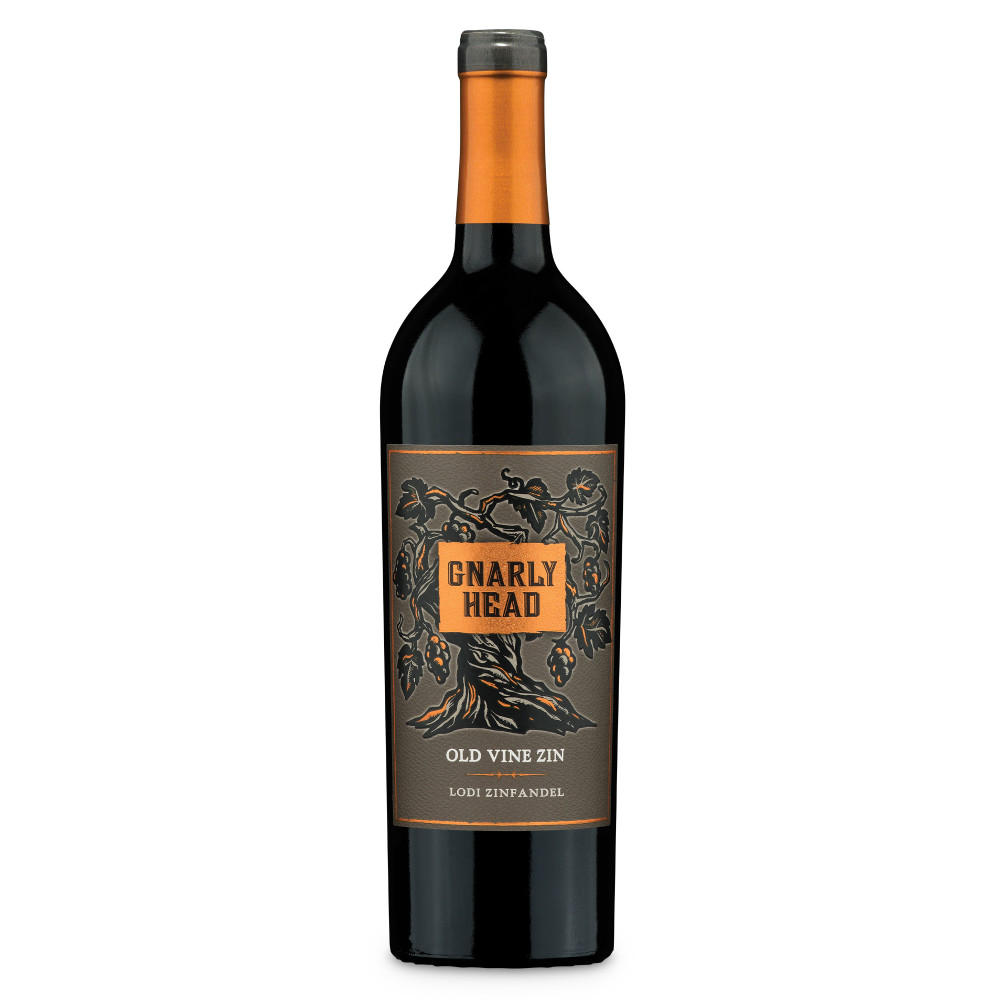 Gnarly Head Old Vine Zinfandel California Red Wine, 750 mL