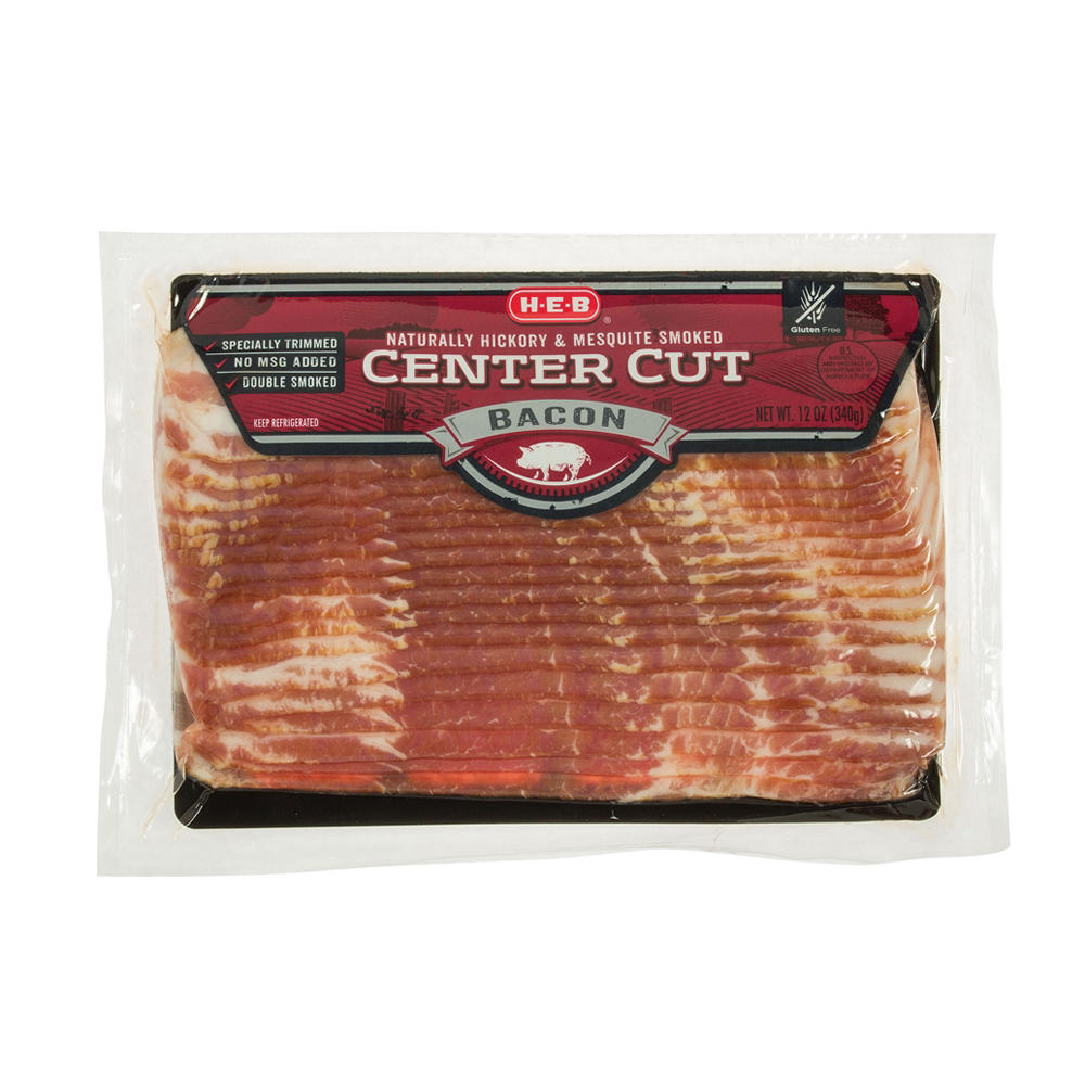 H-E-B Original Center Cut Bacon, 12 oz