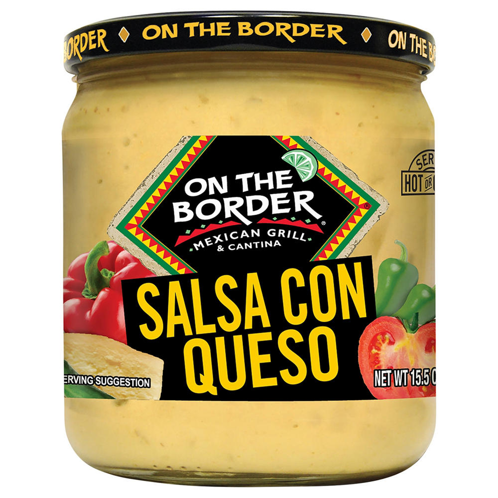 On The Border Salsa Con Queso, 15.5 oz