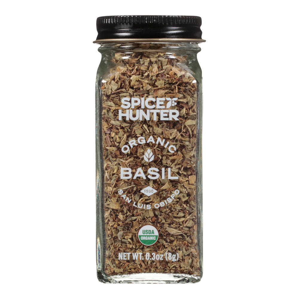 Spice Hunter Organic Basil, 0.3 oz