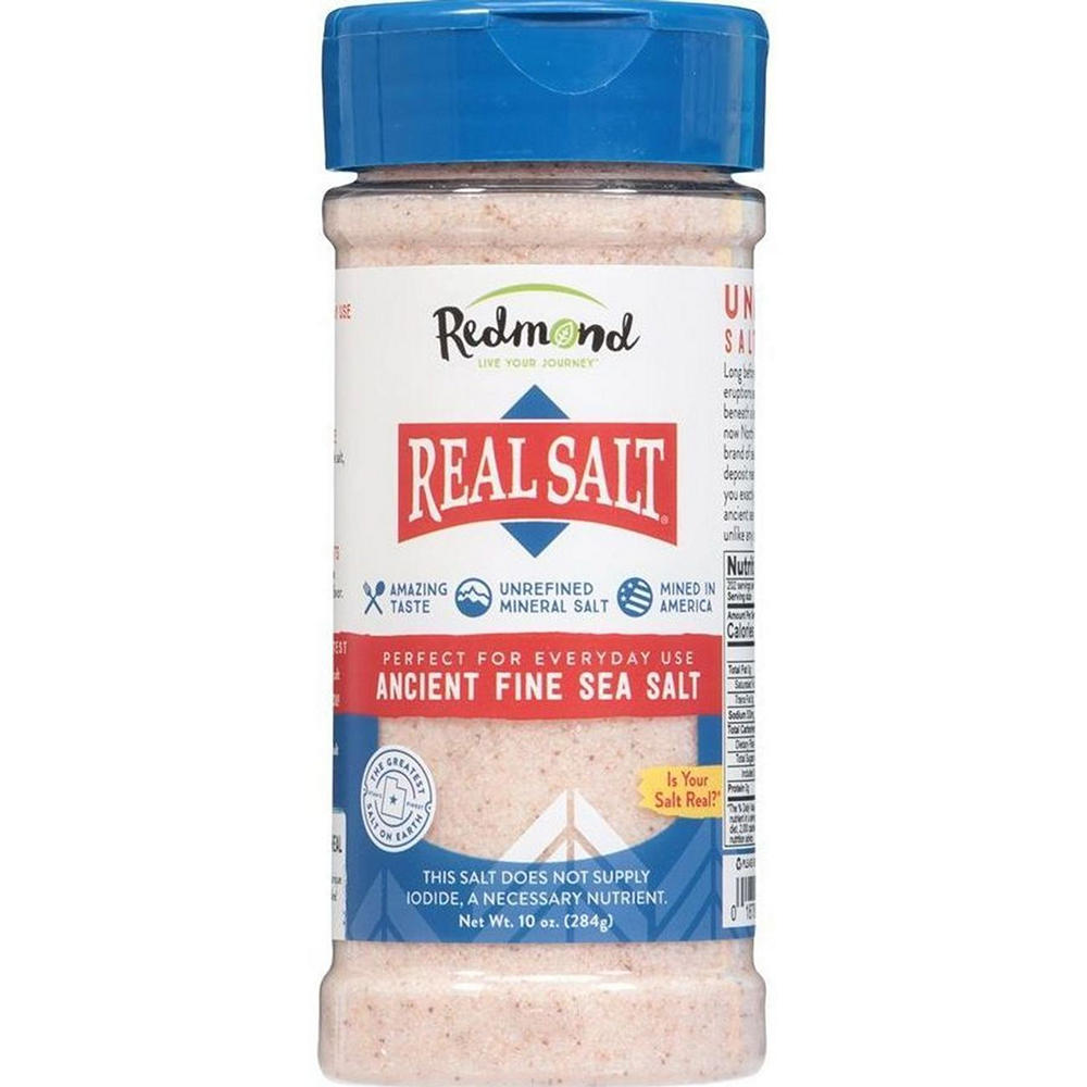 Redmond Real Salt Ancient Fine Sea Salt, 10 oz
