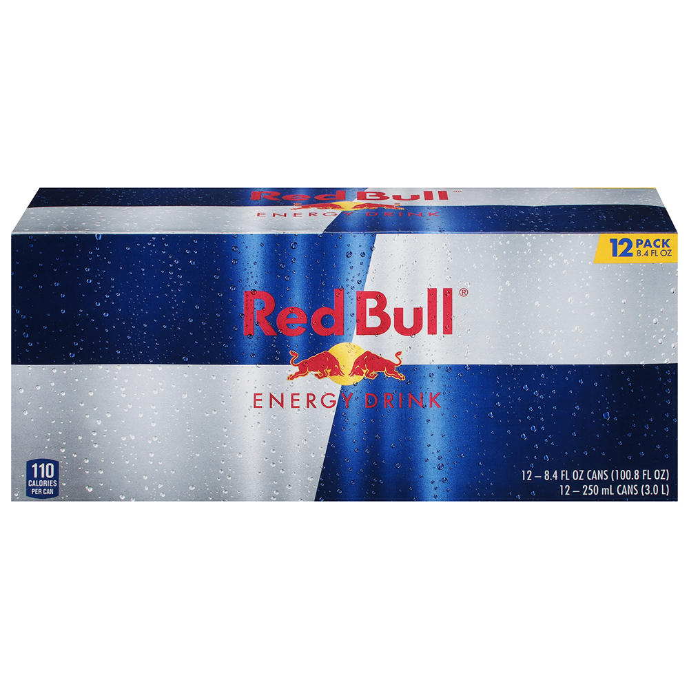 Red Bull Energy Drink 12 pk Cans, 8.4 oz
