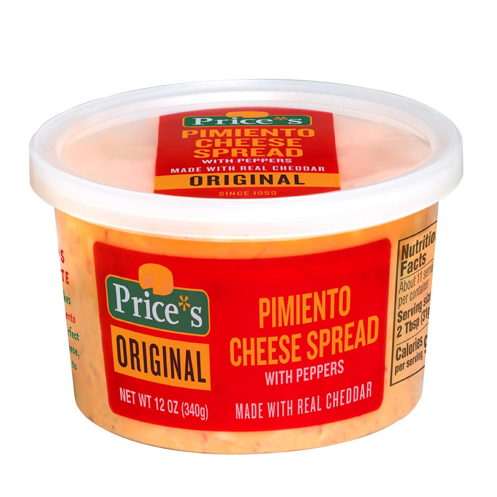 Price's Original Pimiento Cheese Spread, 12 oz