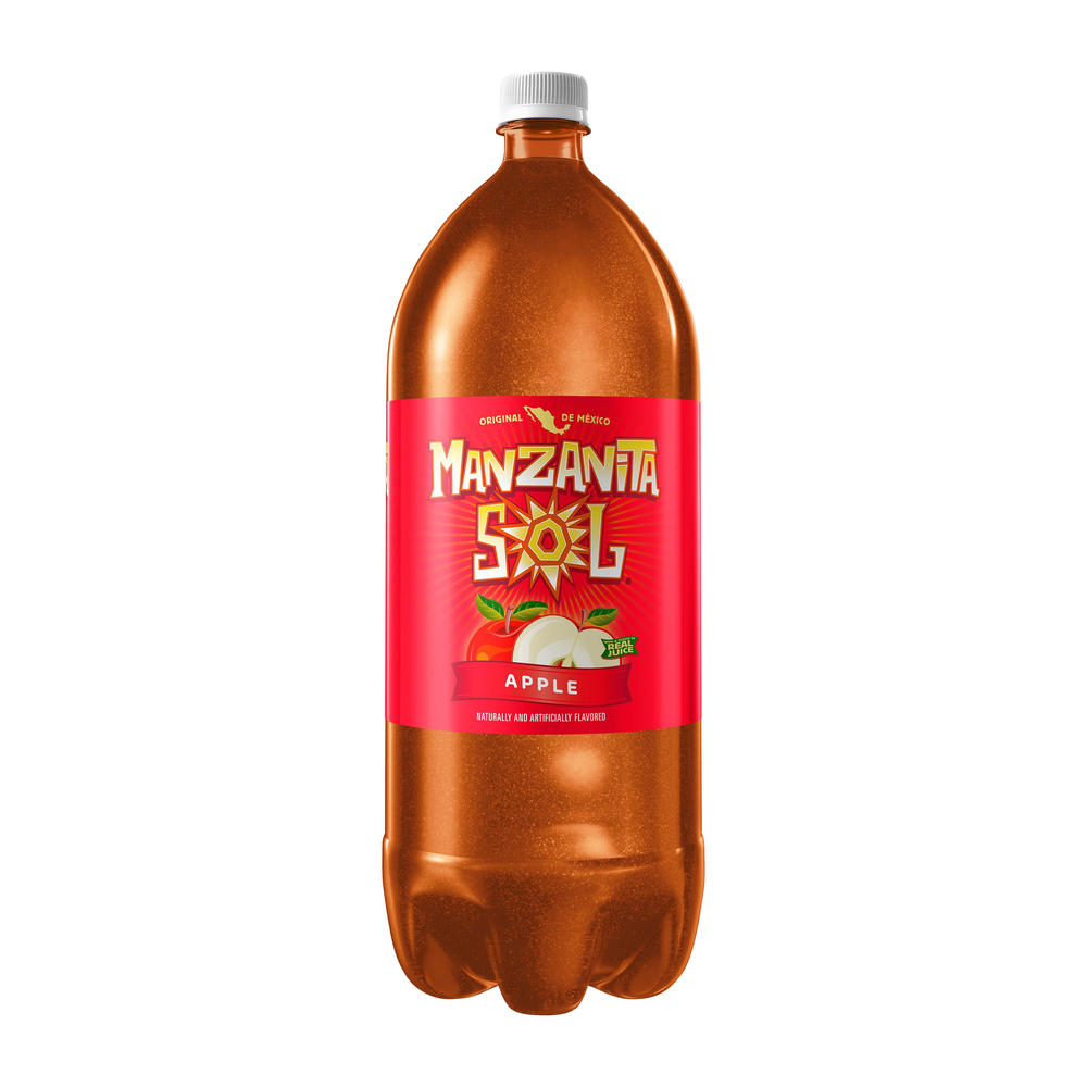 Manzanita Sol Apple Soda Soft Drink, 2 L