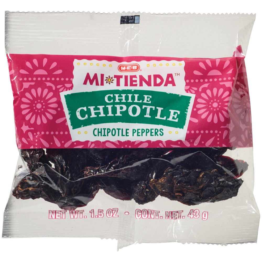 H-E-B Mi Tienda Dried Chile Chipotle Peppers, 1.5 oz