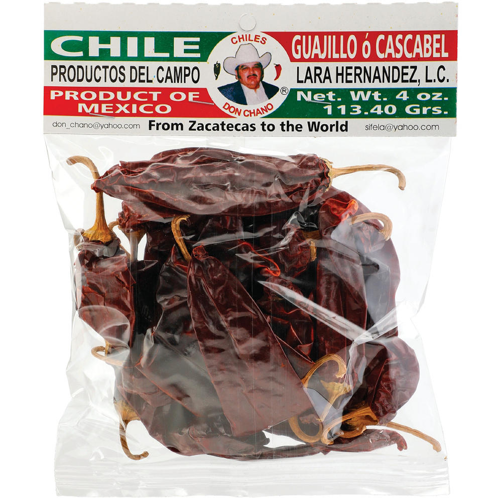 Productos Del Campo Lara Hernandez Chile Guajillo, 4 oz