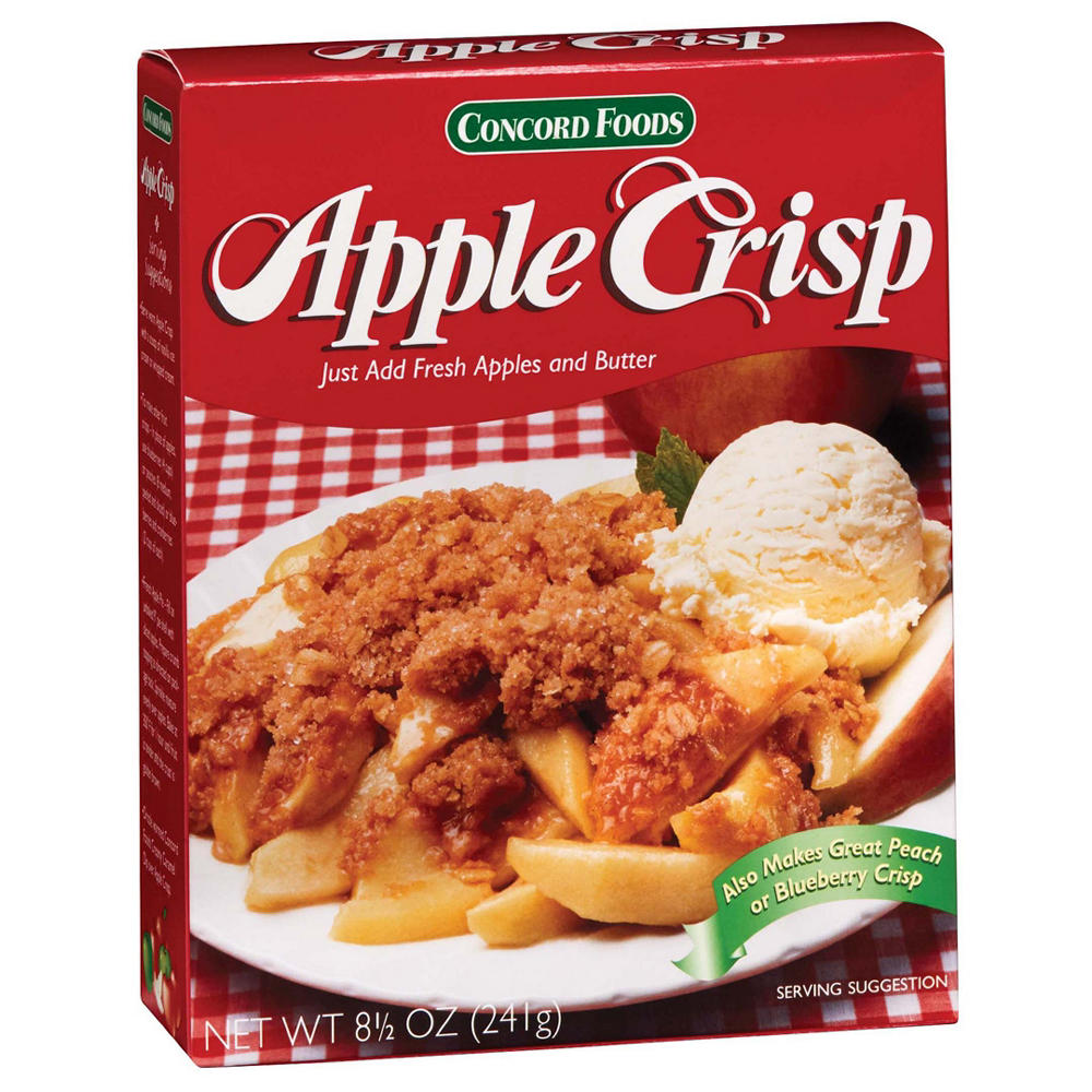 Concord Foods Apple Crisp Mix, 8.5 oz