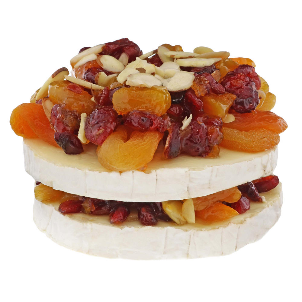 H-E-B Apricot Cranberry Almond Stuffed Brie, Avg. 0.75 lb