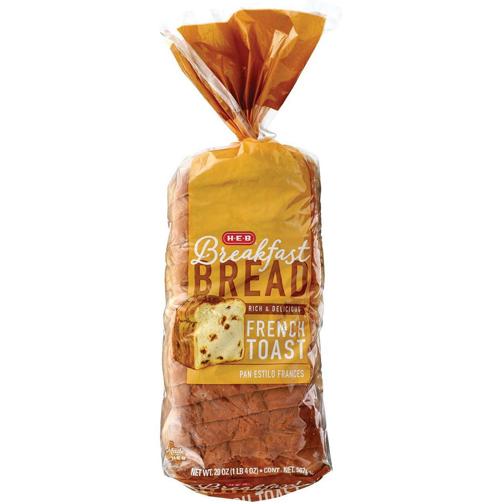 H-E-B French Toast Sliced Breakfast Bread, 20 oz