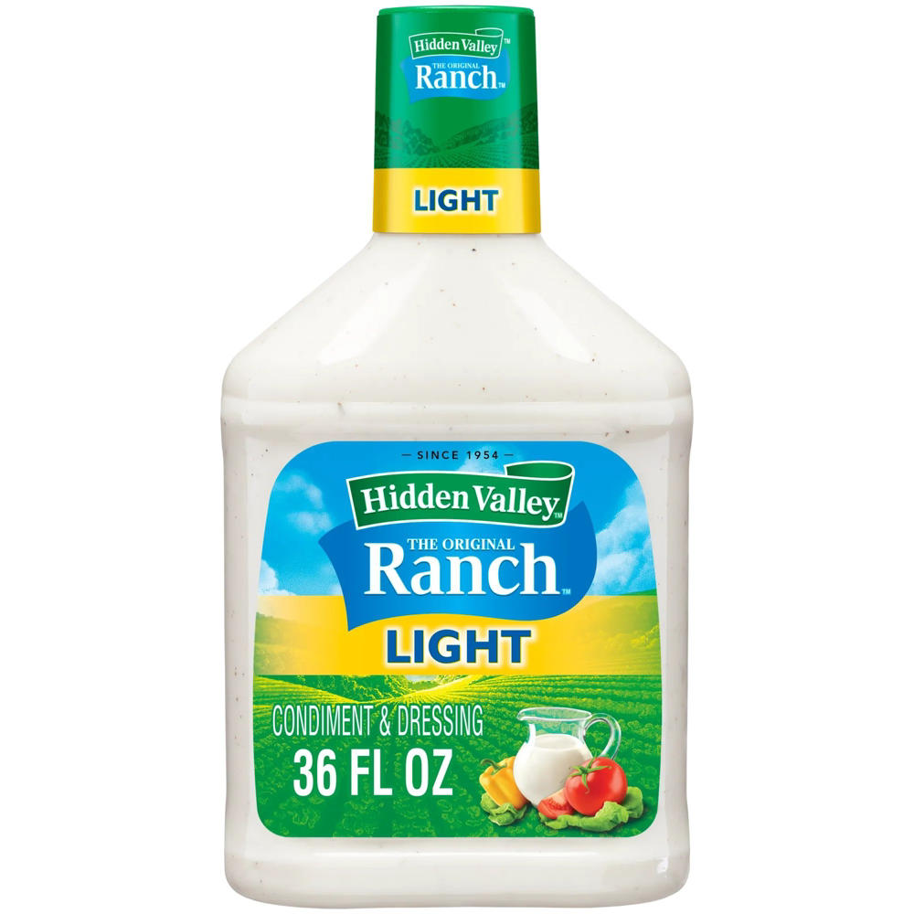 Hidden Valley Gluten Free Light Original Ranch Topping & Dressing, 36 oz