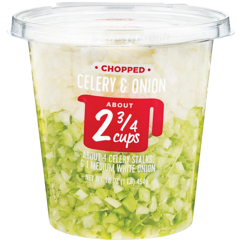 H-E-B Fresh Chopped Celery & Onion, 16 oz