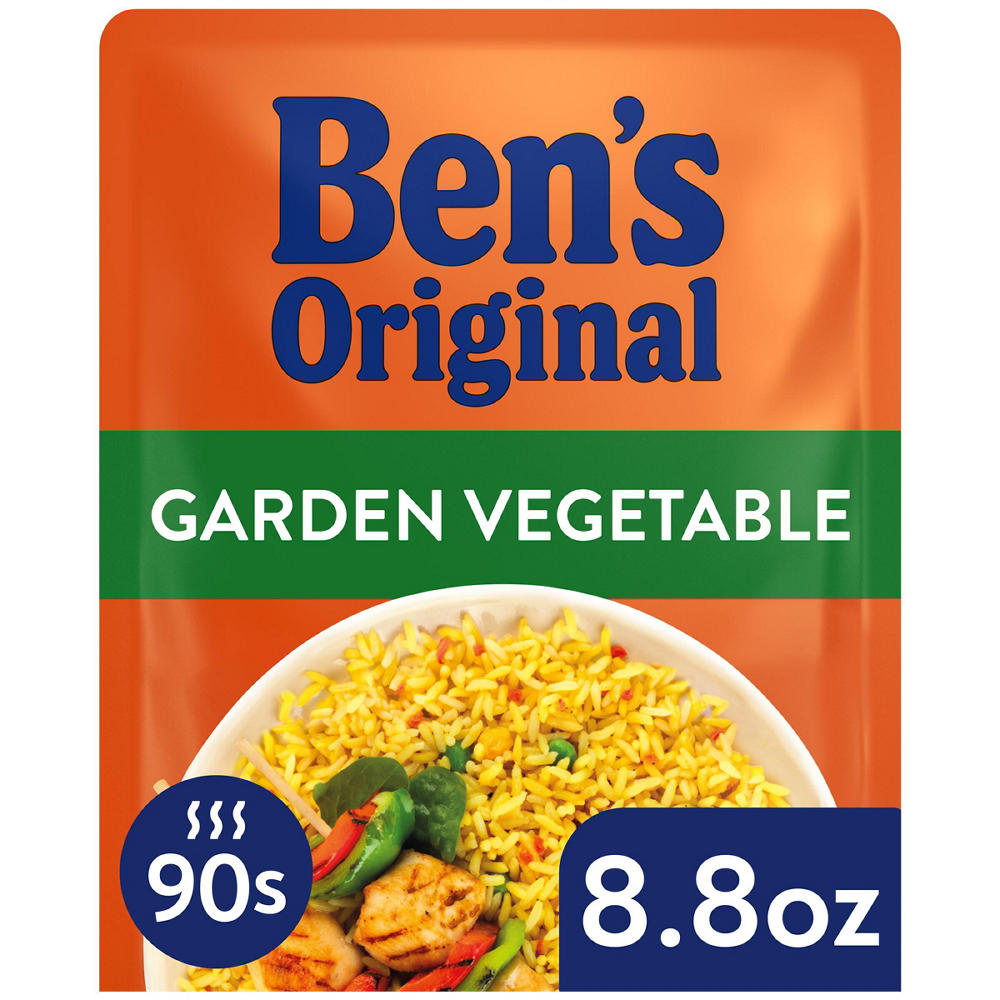 Ben's Original Ready Rice Garden Vegetable Flavored Rice, 8.8 oz