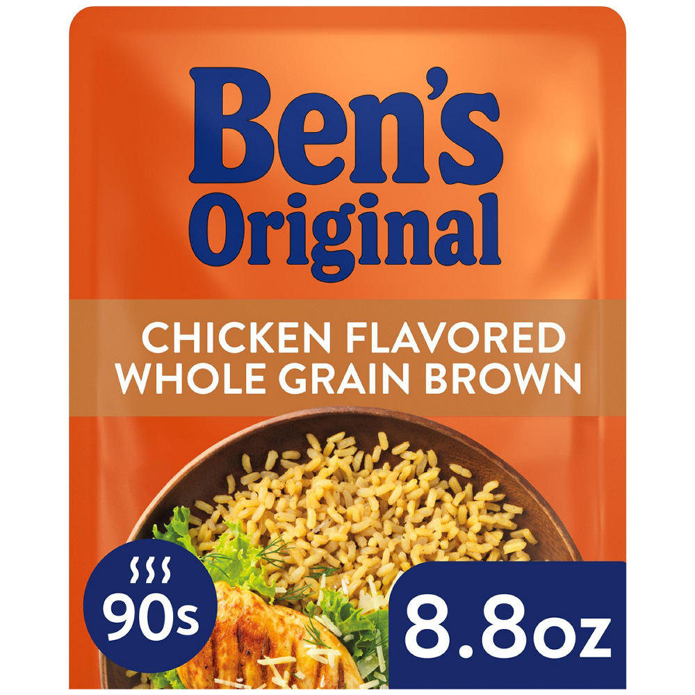 Ben's Original Ready Rice Chicken Flavored Whole Grain Brown Rice, 8.8 oz