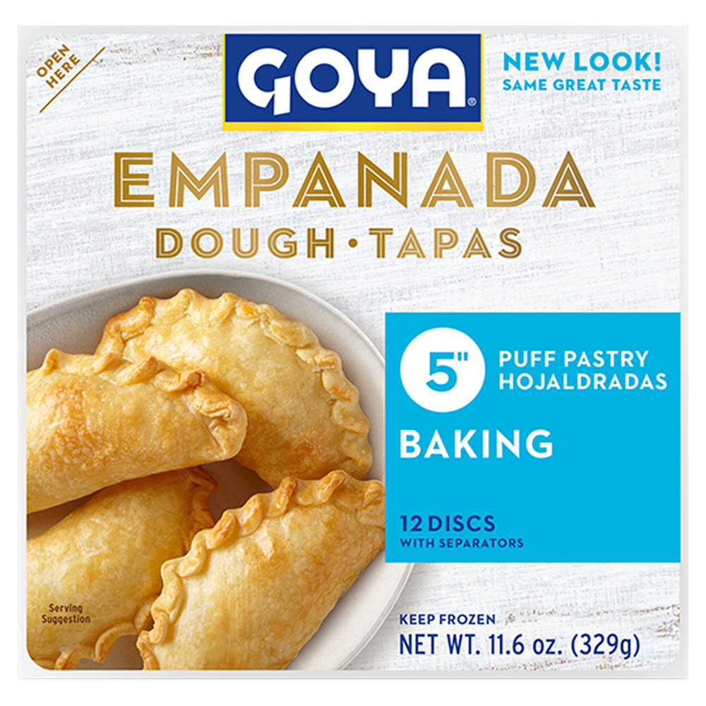Goya 5" Empanada Dough Discs for Baking, 12 ct