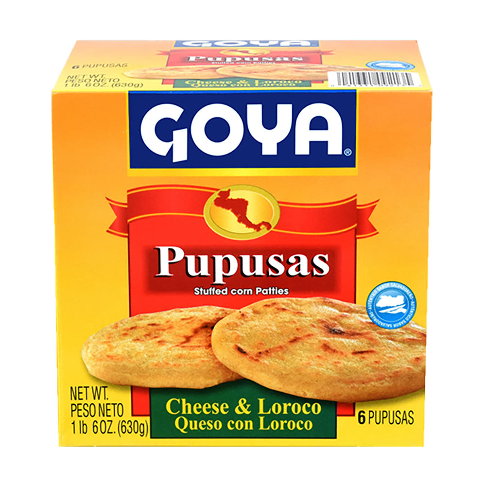 Goya Pupusas - Cheese & Loroco, 6 ct
