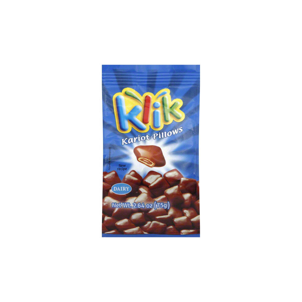 Klik Kosher Chocolate Covered  Kariot-Pillows, 2.64 oz