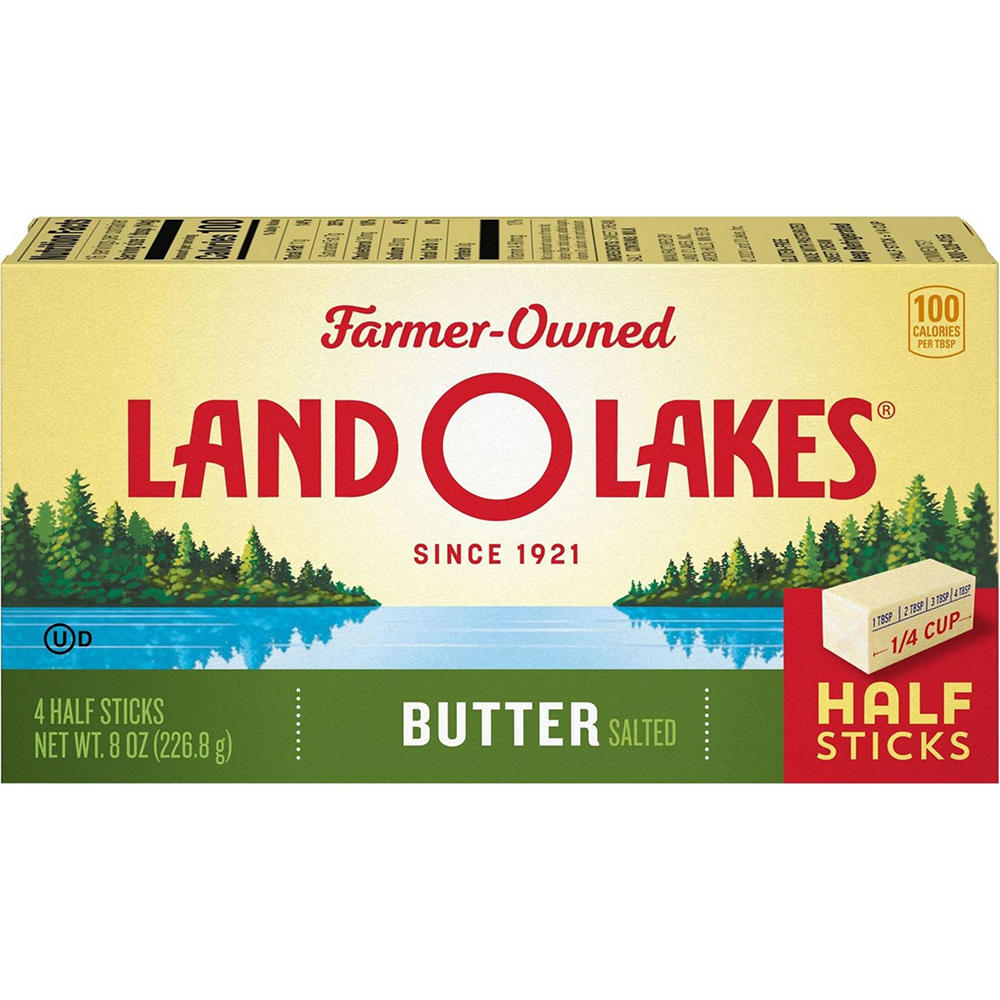 Land O Lakes Salted Butter Half Sticks, 4 ct