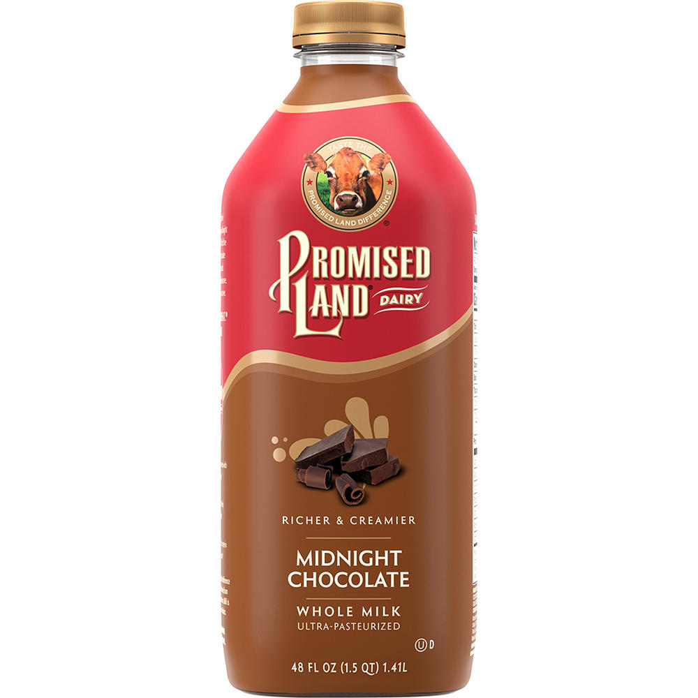 Promised Land Midnight Chocolate Whole Milk, 48 oz