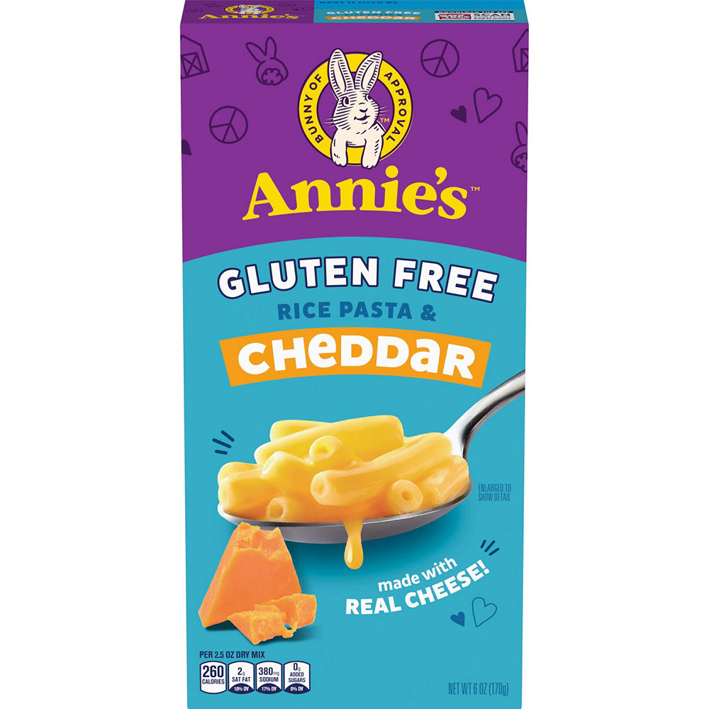 Annie's Gluten Free Rice Pasta & Cheddar, 6 oz