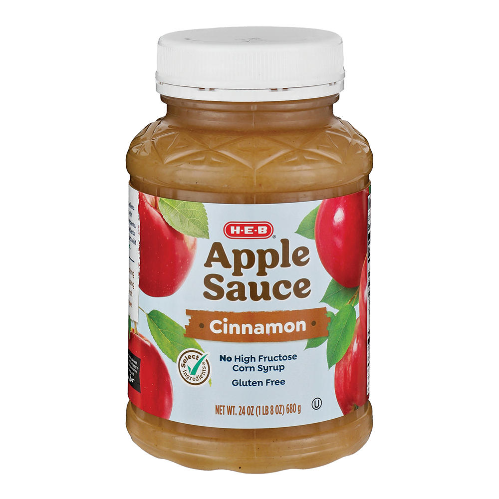 H-E-B Cinnamon Applesauce, 24 oz