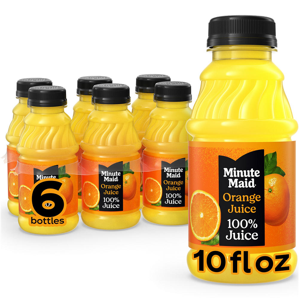 Minute Maid Orange Juice 6 pk Bottles, 10 oz